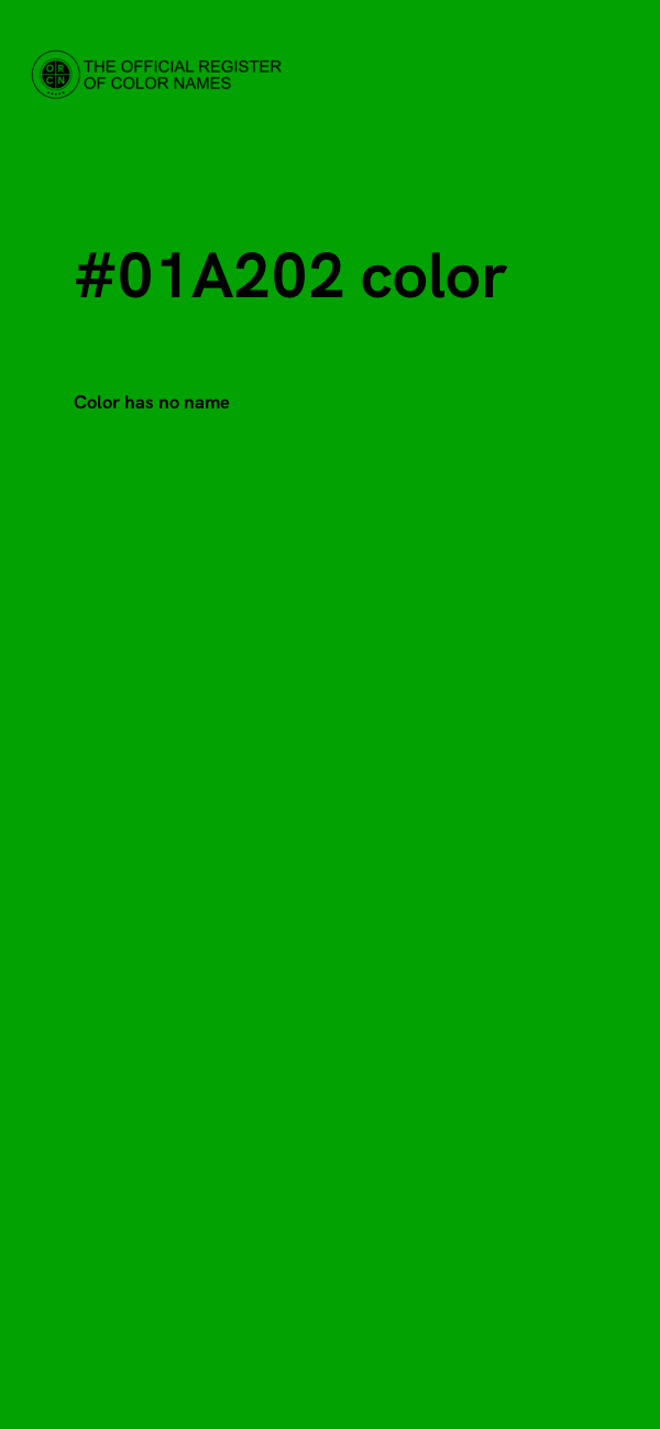 #01A202 color image