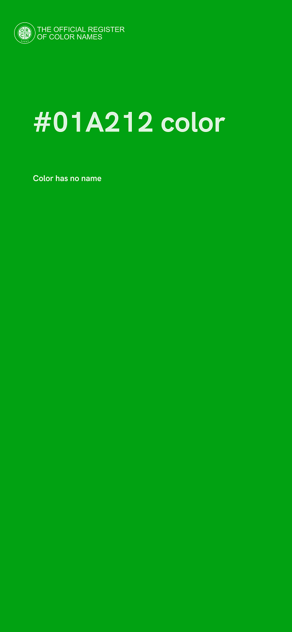 #01A212 color image