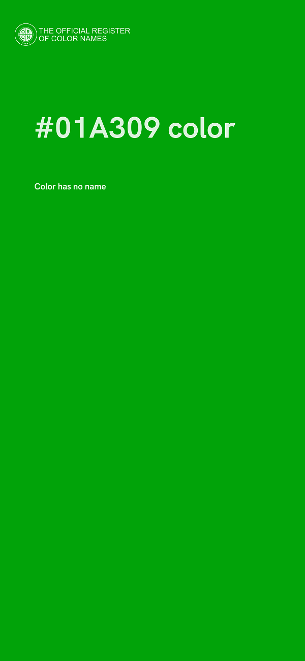 #01A309 color image