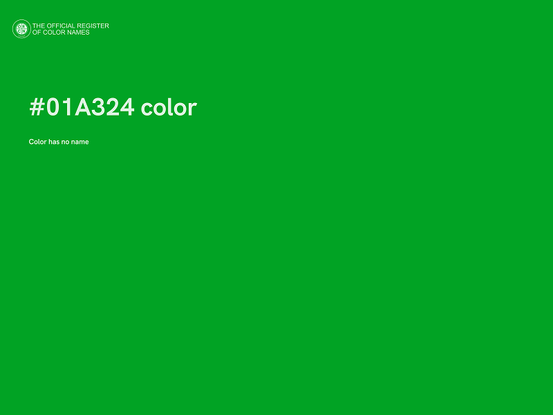 #01A324 color image