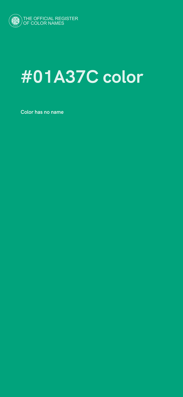 #01A37C color image