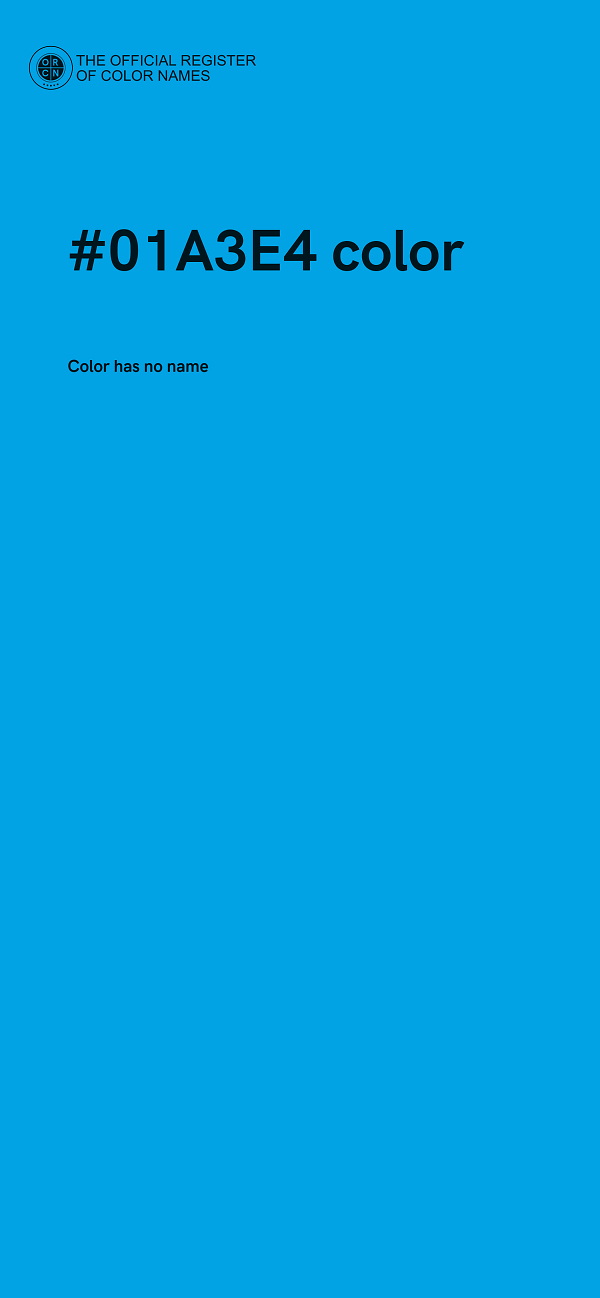 #01A3E4 color image