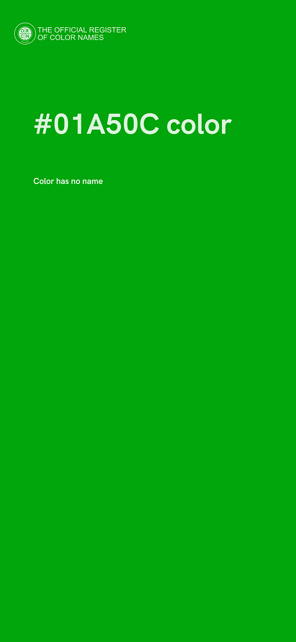 #01A50C color image