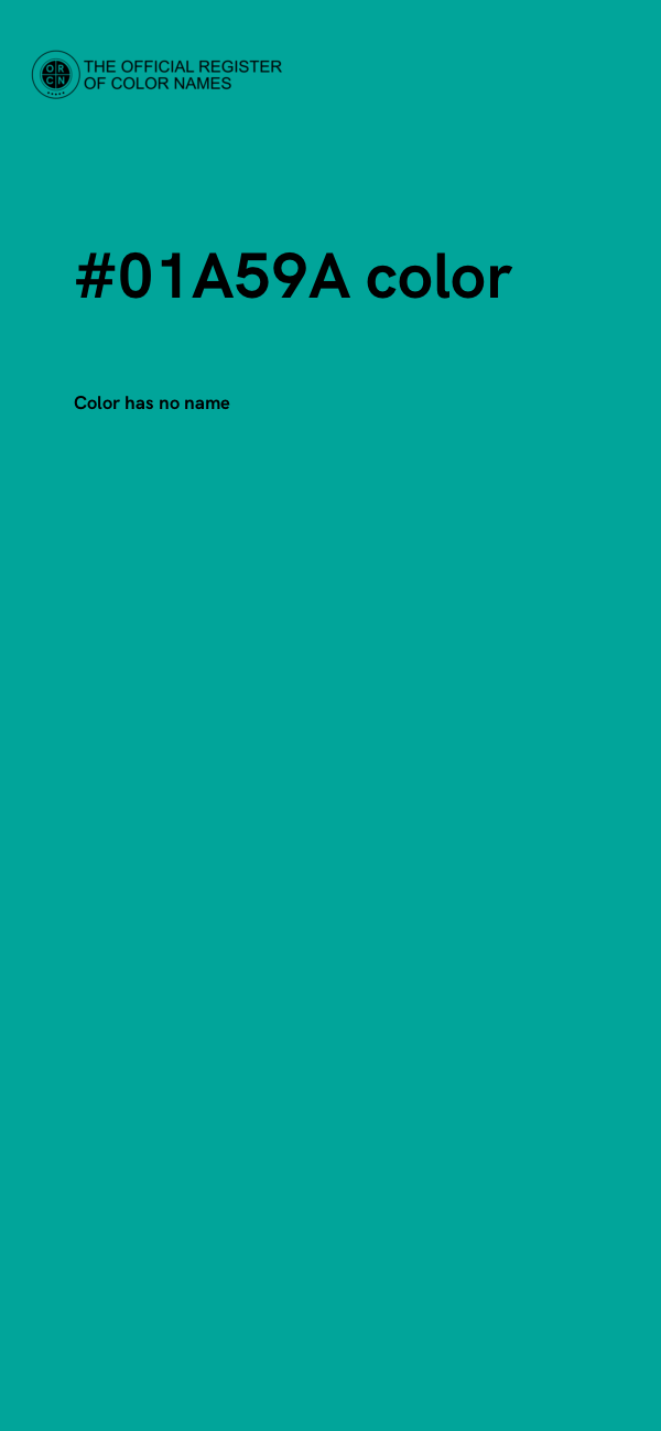 #01A59A color image