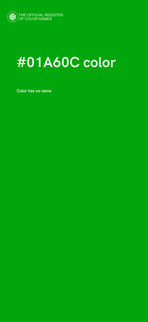 #01A60C color image