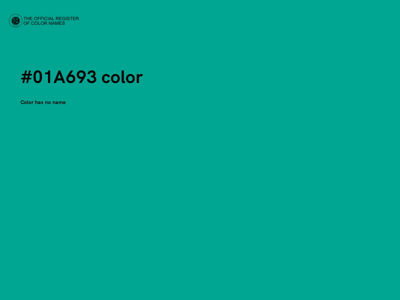 #01A693 color image