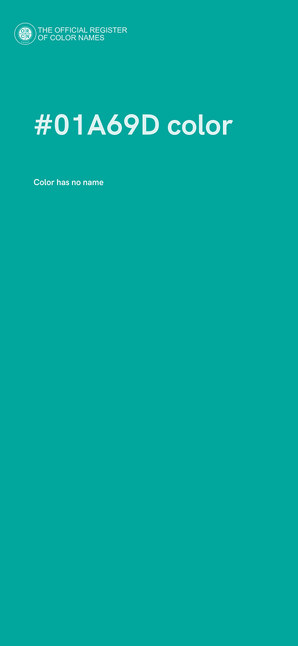 #01A69D color image