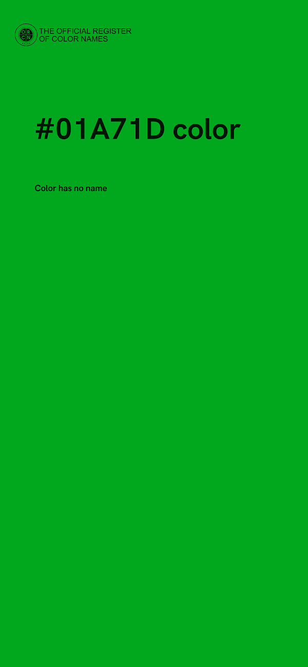 #01A71D color image