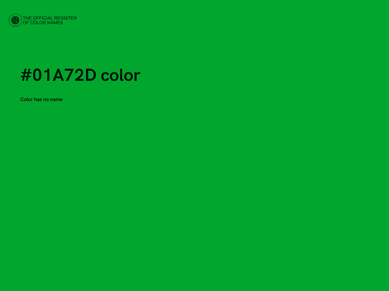 #01A72D color image