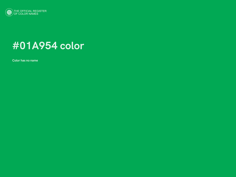 #01A954 color image