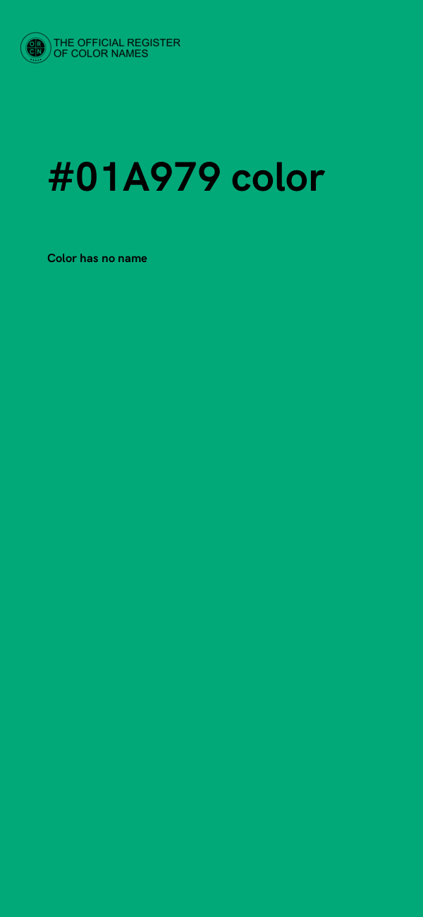 #01A979 color image