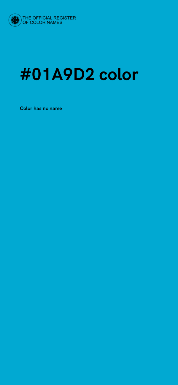#01A9D2 color image