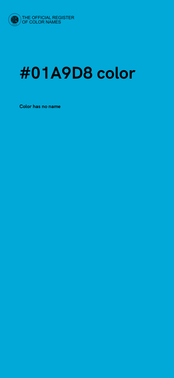 #01A9D8 color image