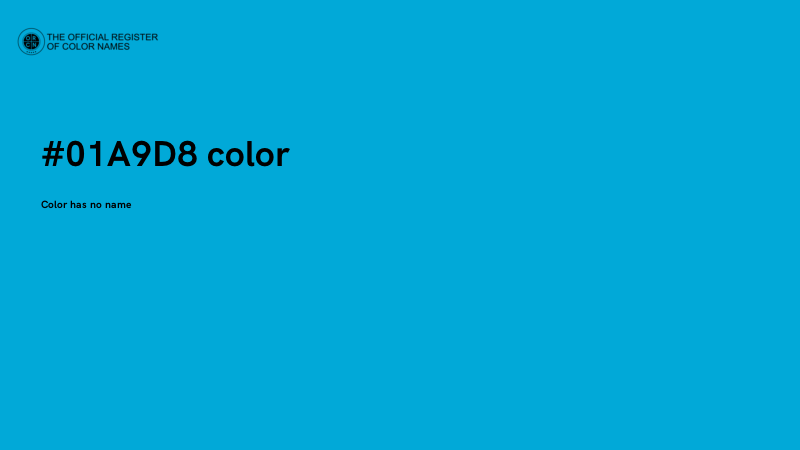 #01A9D8 color image