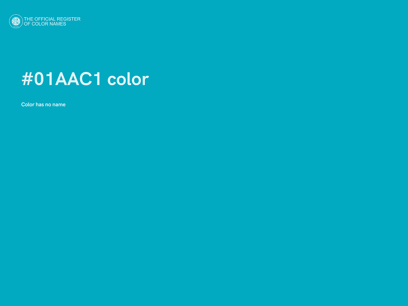 #01AAC1 color image