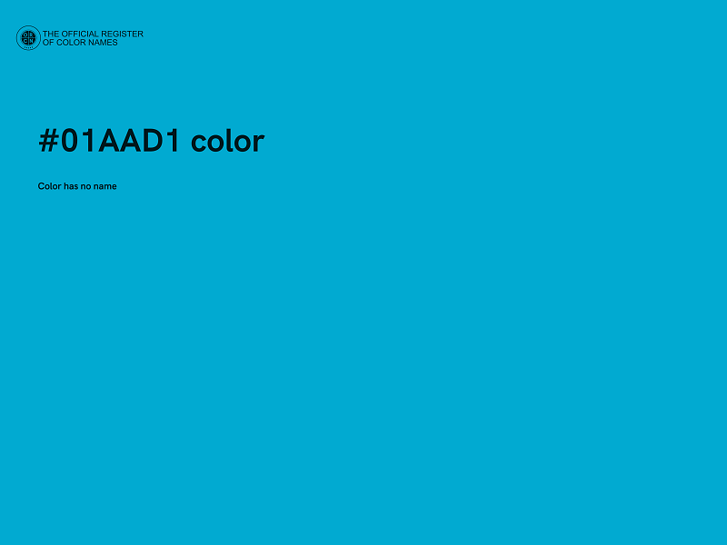 #01AAD1 color image