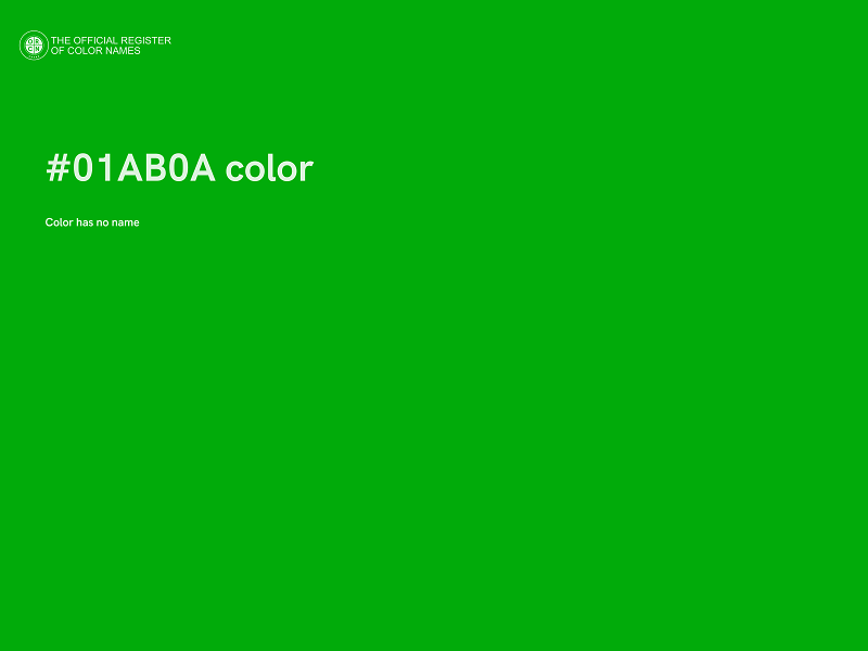 #01AB0A color image