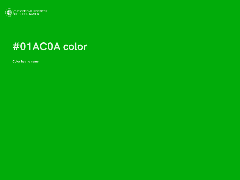 #01AC0A color image