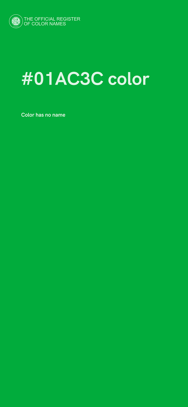 #01AC3C color image
