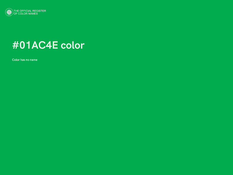 #01AC4E color image