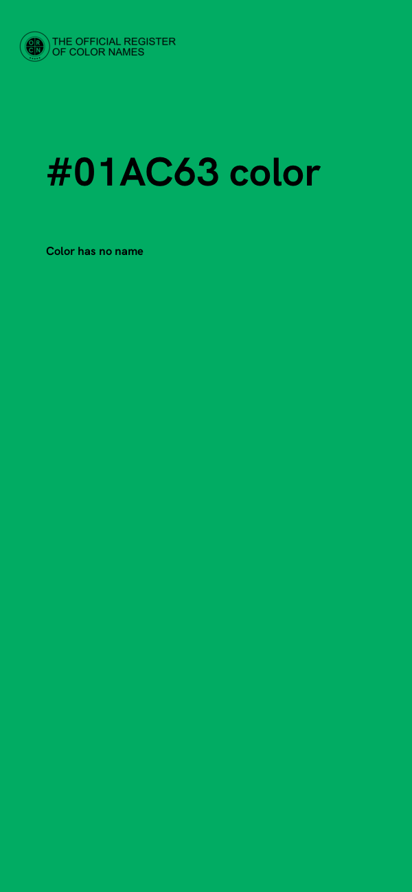 #01AC63 color image