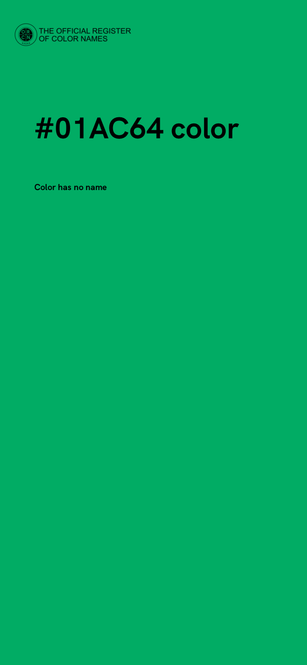 #01AC64 color image