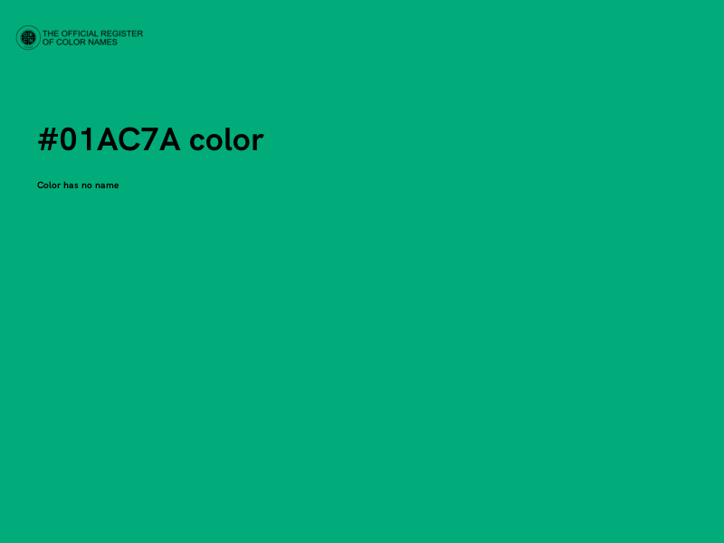 #01AC7A color image