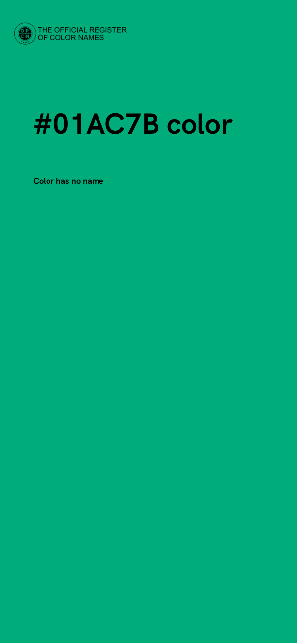 #01AC7B color image