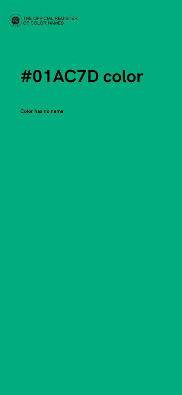 #01AC7D color image