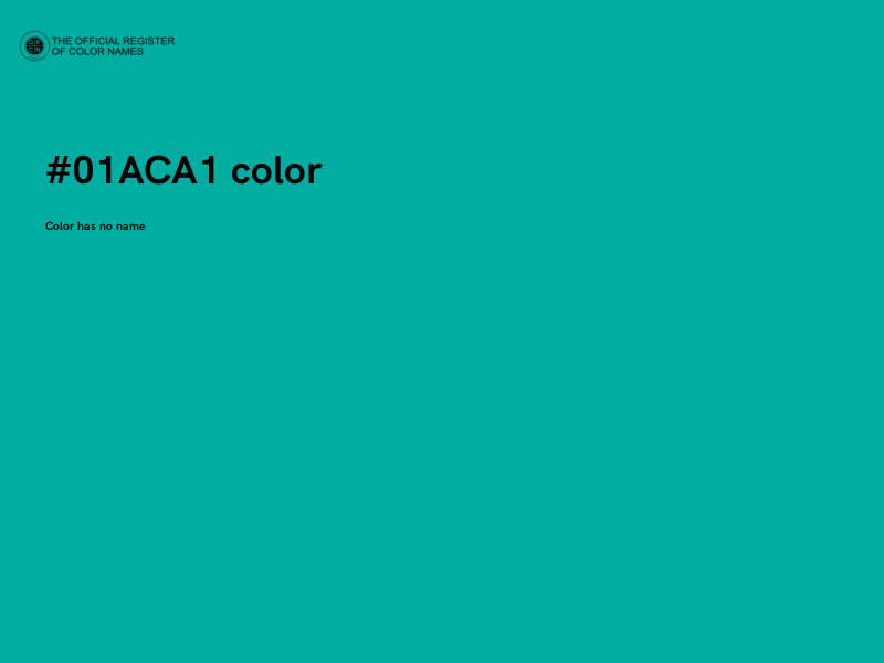 #01ACA1 color image