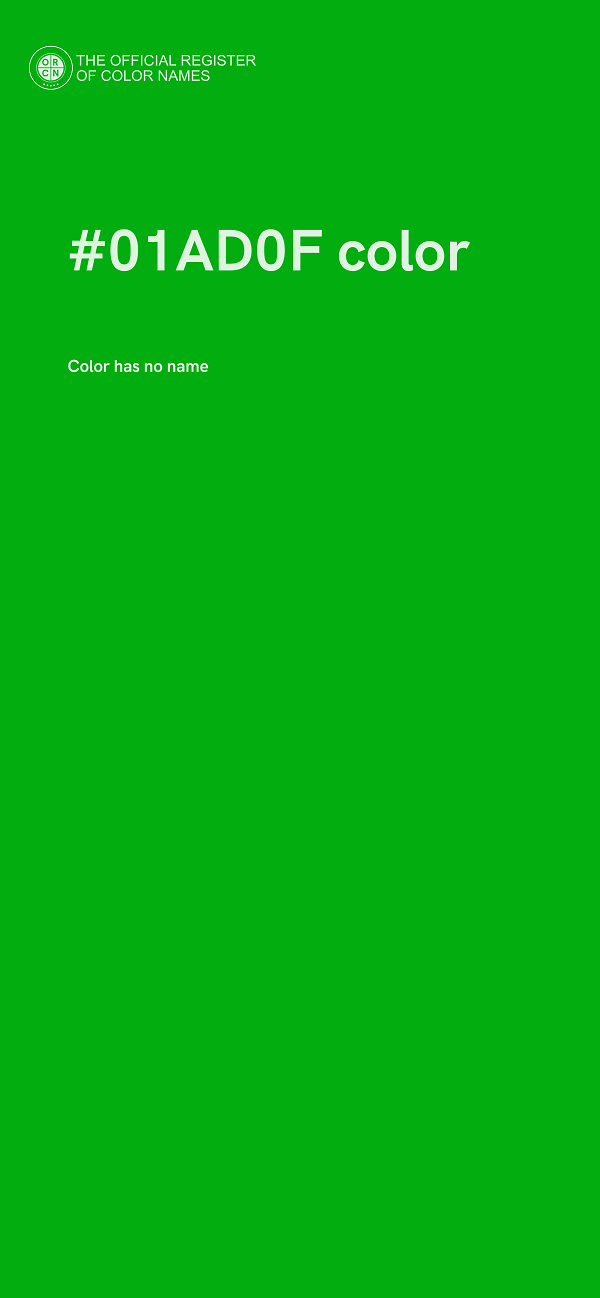 #01AD0F color image