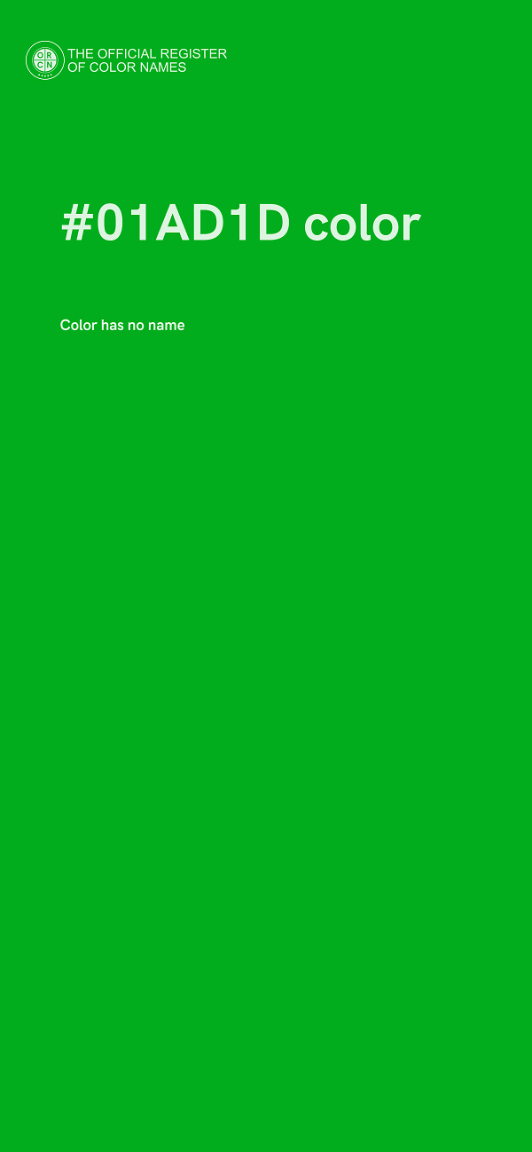 #01AD1D color image