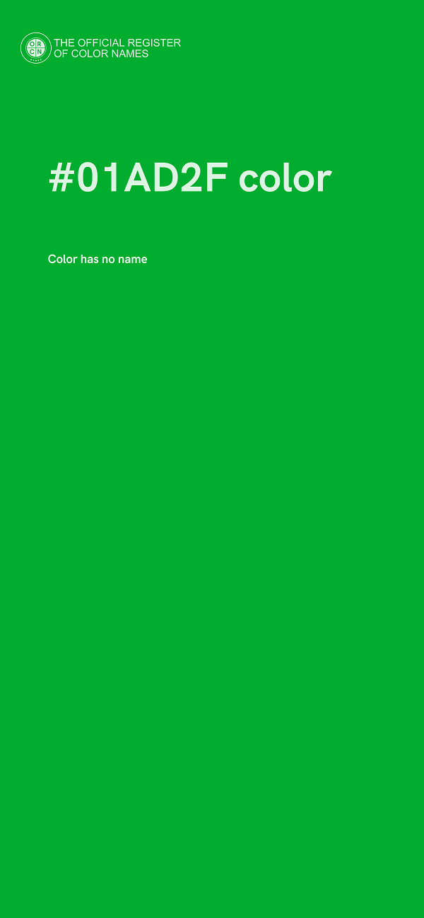 #01AD2F color image