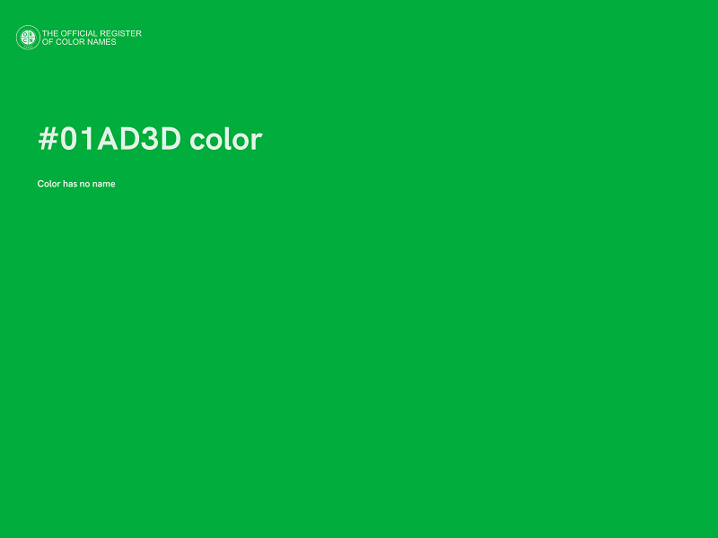 #01AD3D color image