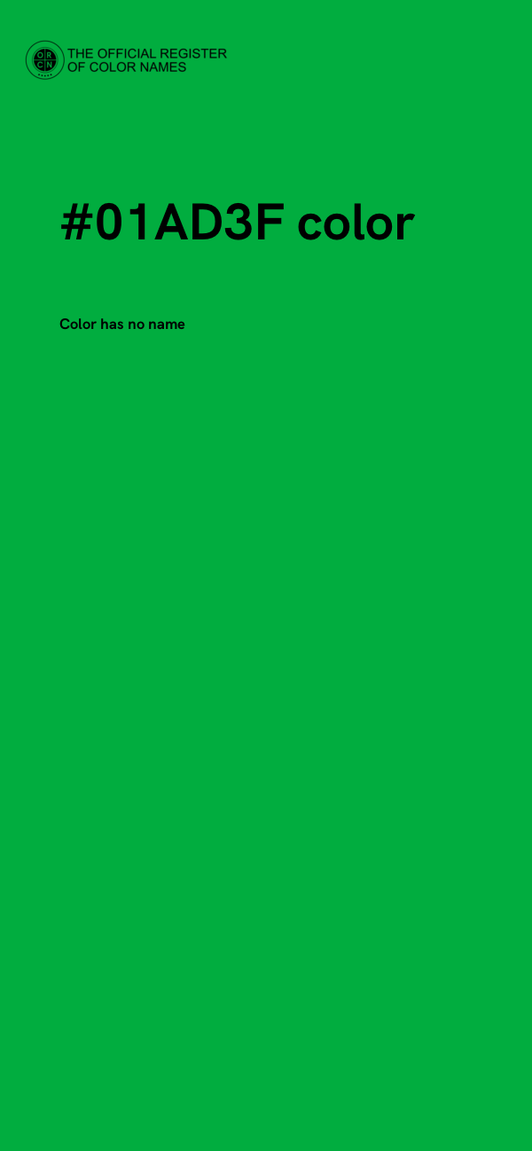 #01AD3F color image