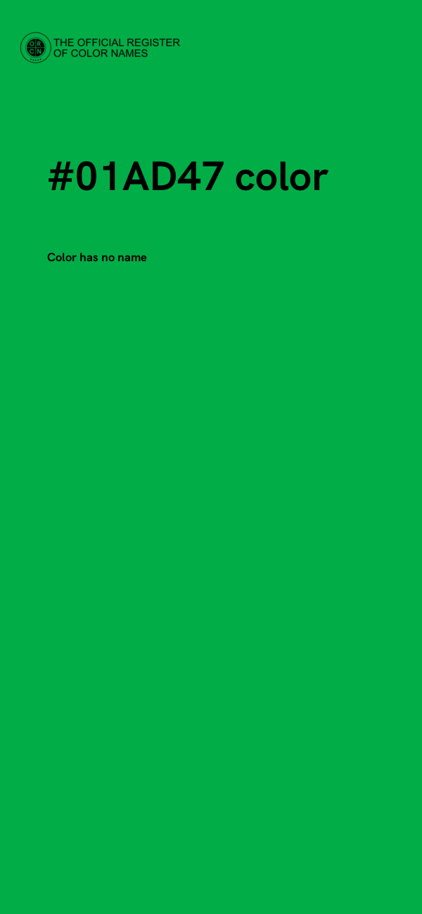 #01AD47 color image