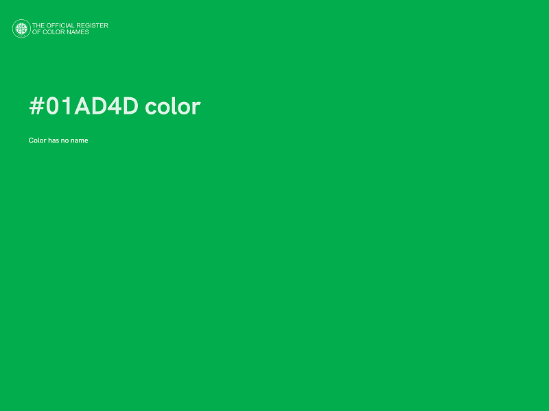 #01AD4D color image