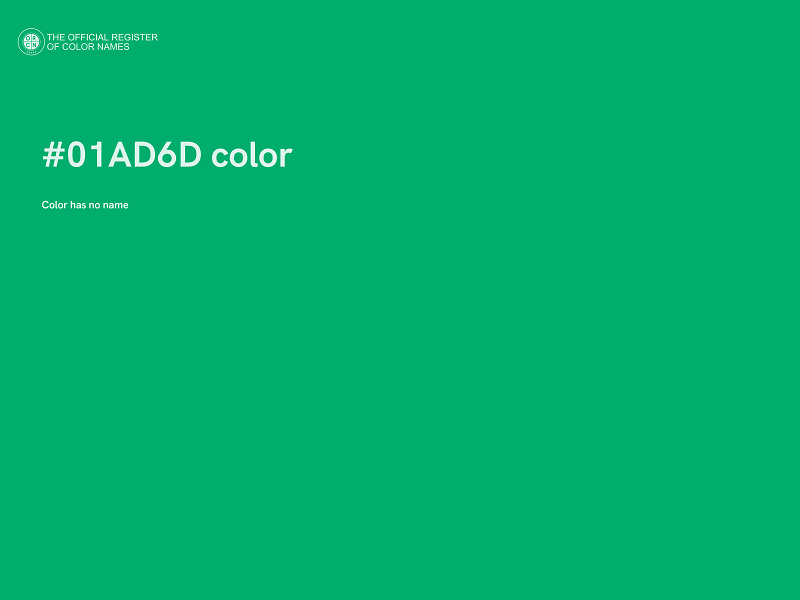 #01AD6D color image