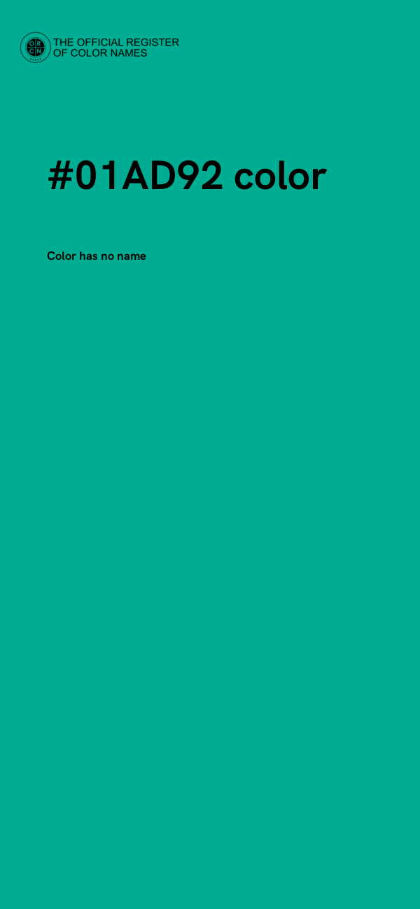 #01AD92 color image