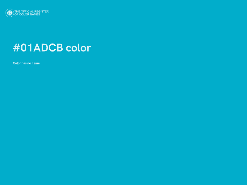 #01ADCB color image