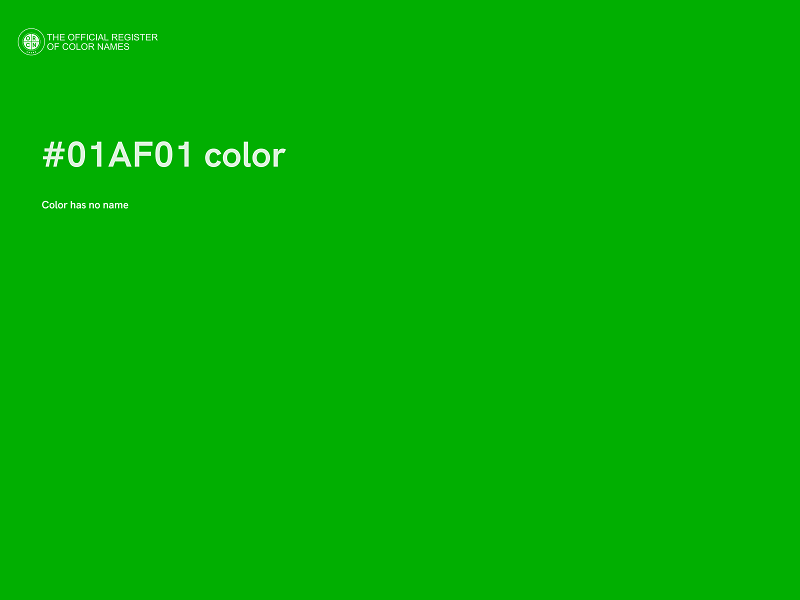 #01AF01 color image