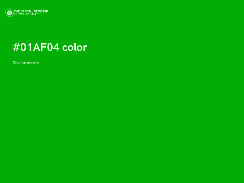#01AF04 color image