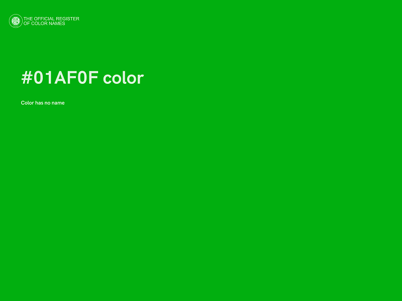 #01AF0F color image