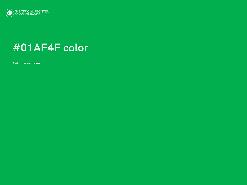 #01AF4F color image
