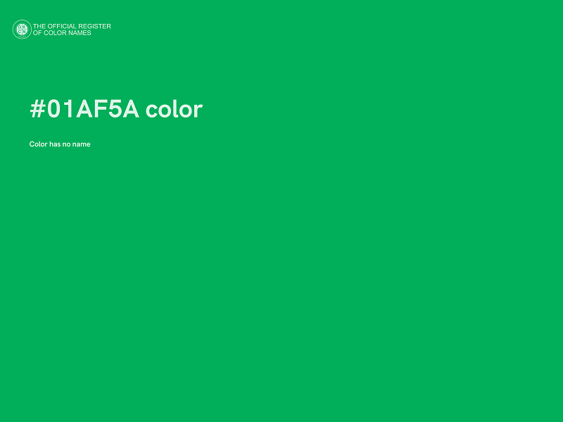#01AF5A color image