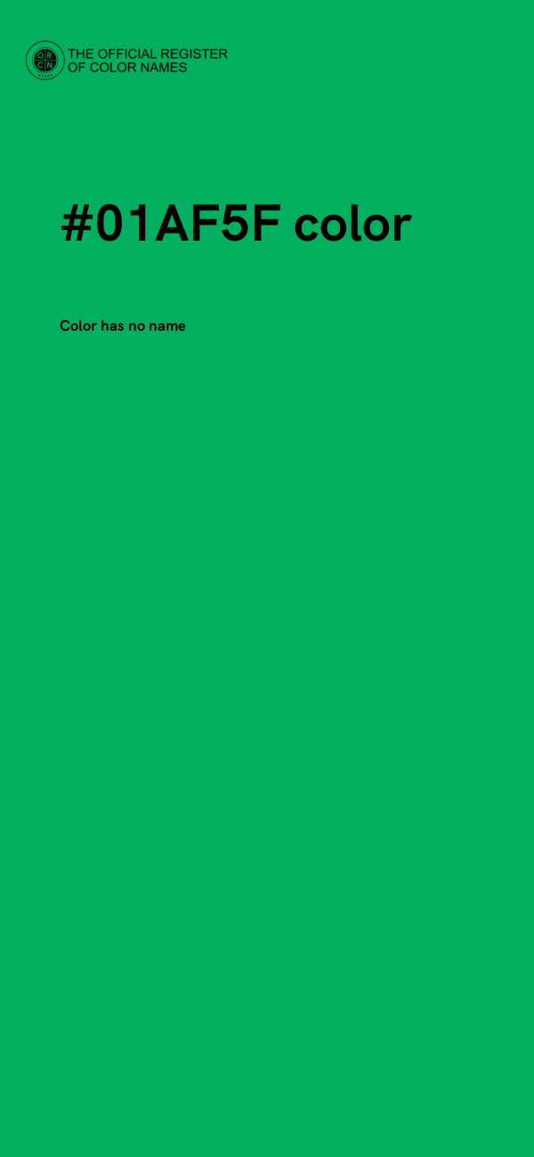 #01AF5F color image