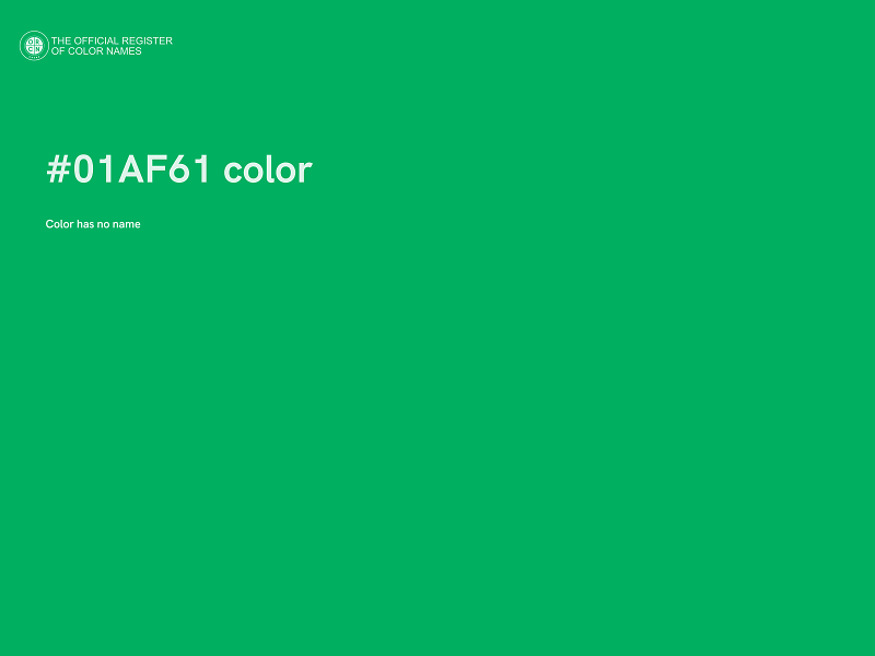 #01AF61 color image