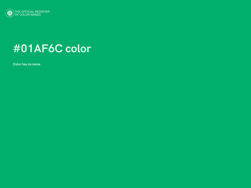 #01AF6C color image