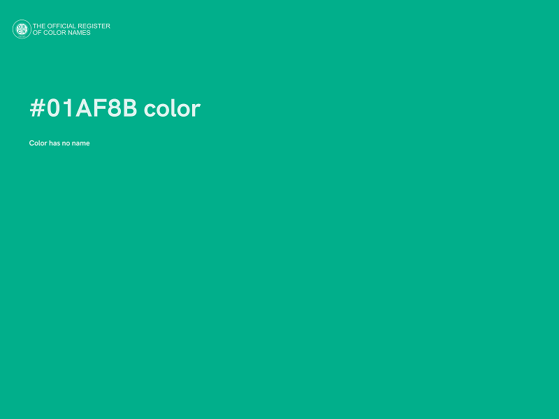 #01AF8B color image