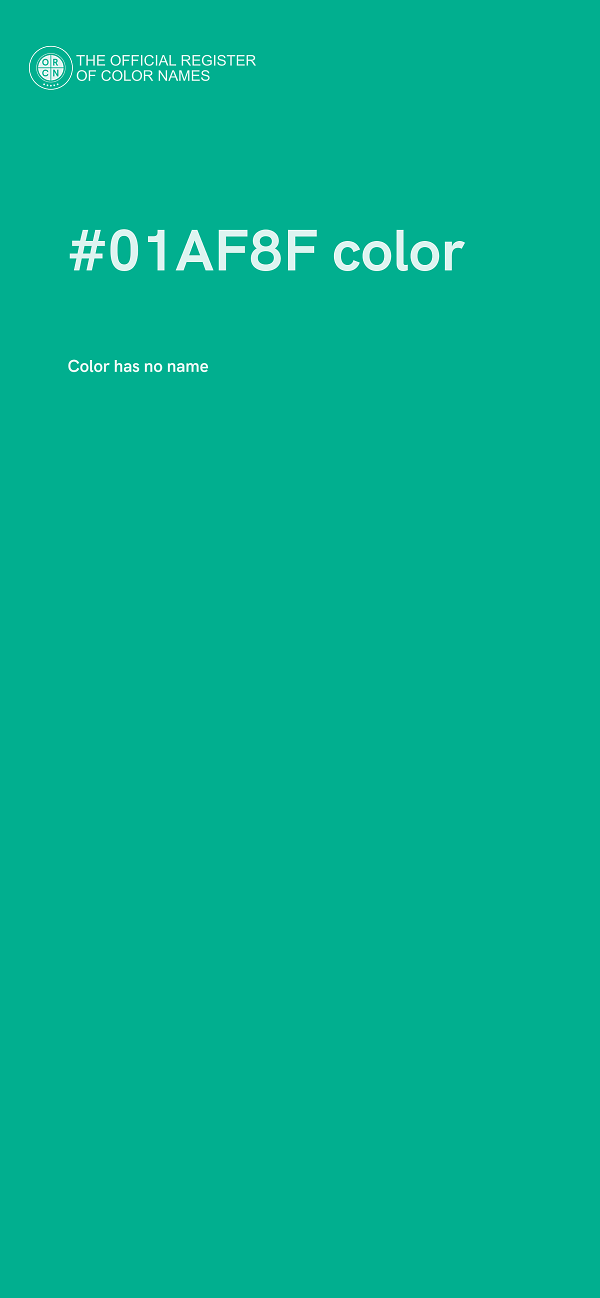 #01AF8F color image